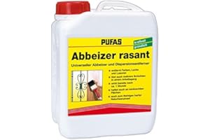 PUFAS WERK KG Pufas Abbeizer RASANT 2,5L - universeller Abbeizer Farben Lacke Lasuren und reinigen von harten Pinseln