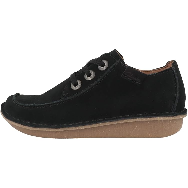 Clarks Damen Funny Dream Sneaker | Vintage-Design, Leder-Obermaterial, Bequeme Keilsohle