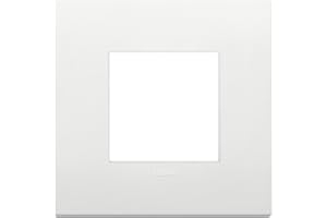 Vimar 19642.74 Arké Abdeckrahmen Classic 2 Module, Technopolymer, weiß