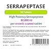 Lindens Serrapeptase 80, 000IU Tablets | 90 Pack | High Strength and Phthalate-Free Enteric Coated Tablet to Pass Through Stomach for Maximum Absorption - Image 4