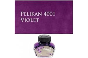 Pelikan® Atrament do piór wiecznych Butelkowy 4001 30ml Tusz Kałamarz | Zmywalny Spiralny Intensywny kolor | Kaligrafia Pisanie ręczne Do szkoły Pracy Biura | Fioletowy