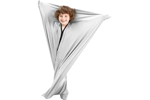 SGZIOO Sensory Body Sock for Kids, 40"X27" Body Sock Sensory Kids, Stretchy Sensory Socks Kids Autism, Sensory Body Sock Kids, Full-Body Wrap Stretchy Body Sox for children to Relieve Stress, Anxiety