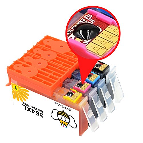 CMYBabee 5er Pack Hohe Ausbeute Ersatz für Epson tintenpatronen 364 XL druckerpatronen 364XL Mit neuem Chip Combo Pack Kompatibel für HP Deskjet 3524 3070A 3520 3522 Photosmart 7510 7520 5510 5510 6510 6520 5511 5512 5514 5515 5520 5522 5524 6512 6515 7515 B8550 B8558 B110c B010a C5370 C5383 C5388 C6324 C6380 D5460 D7560 C310a C410a B209a B210a Drucker (2 Schwarz, 1 Blau, 1 Rot, 1 Gelb) Multi-Pack - 2