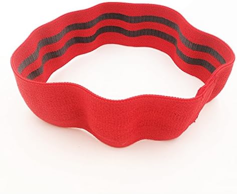Hip Circle Exercise Resistance Bands for Men and Women, Workout Warmups Squats Mobility Stretching Hips Glutes Training Activation and Strength Support, Free Carry Bag (Red Medium 120-250 lbs)