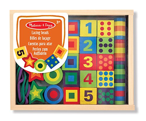Melissa & Doug Lacing Beads in a Box
