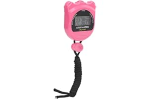 NAROOTE linxiaojix Elektroniczny stoper sportowy, wodoszczelny, kolorowy stoper, łatwa ochrona przed upadkiem na konkursy fitness do uprawiania sportu