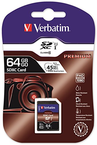 Verbatim 44024 64GB Class 10 SDXC Memory