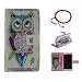 Produktbild GOCDLJ Schutzhülle für Samsung Galaxy S3 PU Leder Flip Cover Tasche Ledertasche Handytasche Hülle Handyhülle Case Etui Schale Wallet Ständerfunktion Shell Design Farbe Eulen