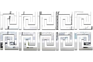 SOEKODU Bestine Spiegel Wandaufkleber 3D abnehmbare Selbstklebende Acrylfliesen Spiegel Abziehbilder Kunst DIY Dekor Home Office Wand Fuß Linie Tapete Grenzen Sockelleiste (Silber,10)