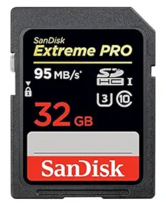 SanDisk 32GB UHS-1 Extreme Pro SDHC Class 10 Memory Card