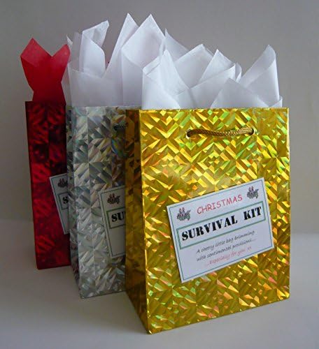 CHRISTMAS Survival Kit. Novelty Christmas Gift. Fun Stocking Filler Idea. Humorous Festive Present.