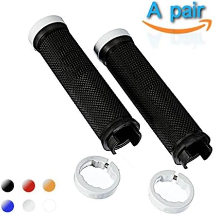 ZIYI BMX MTB Mountain Road Bike Handlebar Grips, Pair, with End Plugs - 130mm