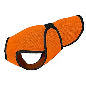 DOGZSTUFF Dog Cooling Vest. Triple-Layer Lightweight Jacket, Microfiber Cooling Technology, UV Protection Shirt for Summer, Sizing for Small, Medium and Large Dogs (XS, Orange)