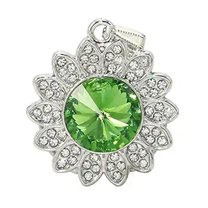 Tobo Crystal Diamond Flower Pendent USB Pendrive. 8GB