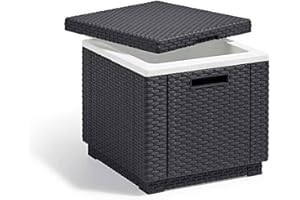 ALLIBERT NEVERA ICE CUBE | COLOR GRAFITO | 42 x 42 x 41 cms.