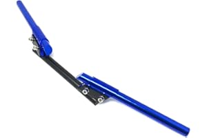 ALCHEMY PARTS 7/8" 22mm Motocicleta Manillar Para Traje Café Racer, Street Fighter, Brat Bicicleta Retro Project - Azul