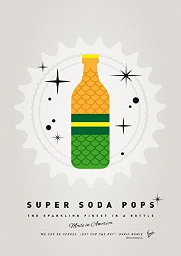 My SUPER SODA POPS Aqua man by Chungkong // Unique, Original Wall Art // 11.7 x 16.5 inches / 30 x 42cm // Framed and Ready To Hang // Custom Printed On 240gsm Premium Art Paper and Framed By Hand In a Beautiful Black Wooden Frame // Best Art For Home or Office // 100% Money Back Guarantee