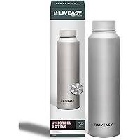 LivEasy Essentials Stainless steel bottle | Lightweight | Environment Friendly | Stylish Bottle for Keeping Water and…
