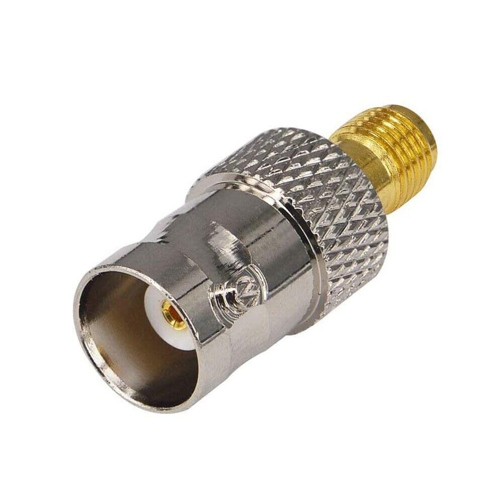 NETBOON SMA Female to BNC Female Adapter - Premium RF Coaxial Cable Connector for Seamless Signal Conversion (1)