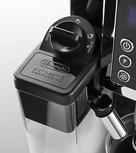 De’Longhi ECAM 23.466.B Kaffeevollautomat (Digitaldisplay, integriertes Milchsystem, Cappuccino auf Knopfdruck, Herausnehmbare Brühgruppe, 2-Tassen-Funktion) schwarz - 5