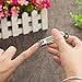 Nail Clippers, Saxhorn Nail Cutter and Trimmer for Fingernail and Toenail - Stainless Steel