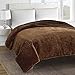 Produktbild Comfy Bedding Kuscheliges Betten Doppelten Weiches und Cozy Fleece Bett Decke, Fleece, braun, Queen
