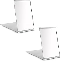 Miroir De Maquillage Portable Pliable - Vision HD Multi-angles - Ultra Fin, Facile à Transporter Pour Voyage Et Maison