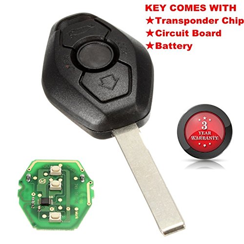KATUR-1Pcs-3-Button-Diamond-Remote-Key-For-BMW-E38-E39-E46-EWS-System-433MHZ-With-PCF7935AS-Chip-HU92-Blade