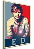 ed sheeran perfect song poster Cuidado con las imitaciones Instabuy Poster - Propaganda - Pop Star - Ed Sheeran A3 42x30