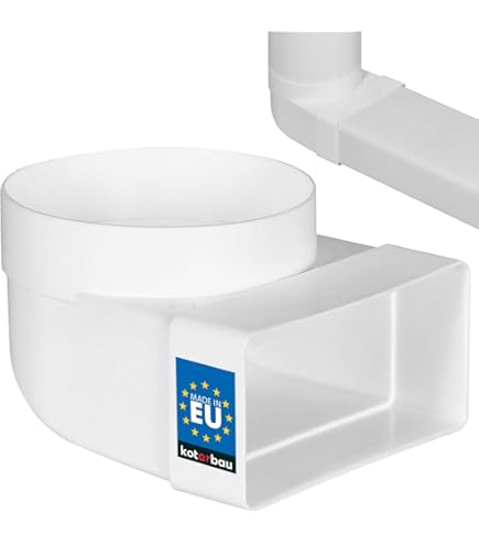 Staffe Fermatubo Per Ventilazione 110x55mm - 2 Pezzi In PVC - Foto 7