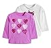 ESPRIT Baby-Girls 095EEAN003 DP Set of 2 T-Shirt, Purple (Violet), 12-18 Months (Manufacturer Size:86)