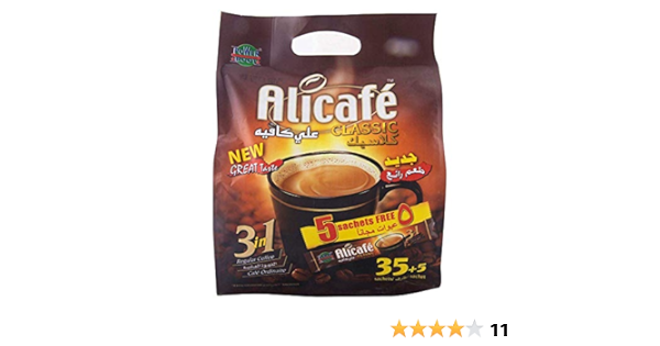 Alicafe Classic 3 In 1 Regular Coffee 35 Sachets 800g Amazon In Grocery Gourmet Foods