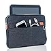 Produktbild BiDZO Casual Etui | Display Schutz Hülle | Schutzhülle | Case | Tasche | Bag 10 - 11 " für Tablet | Notebook | Netbook | Laptop | E-Book Reader mit Reißverschluss inkl. Fach für Zubehör und - GRAU