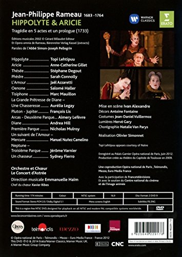 Buy Rameau Hippolyte Et Aricie Dvd 14 Online At Desertcart Guernsey