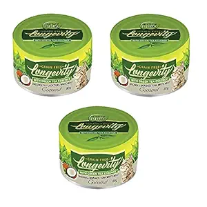 Nurture Pro Longevity Grain Free Wet Cat Food - Coconut - Chicken & Skip Jack Tuna White Meat - 80 g Each Pack of 3