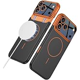 Kilifplus Apple iPhone 17 Pro Max ile Uyumlu Kılıf M-safe Şarj &Ouml;zellikli &Ccedil;ift Par&ccedil;alı Mıknatıslı, Renkli Napoli Kapak - Turun