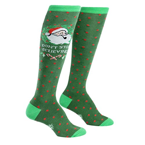 Preisvergleich Produktbild Sock It To Me Frauen-Kniestrümpfe - Don't Stop Believing