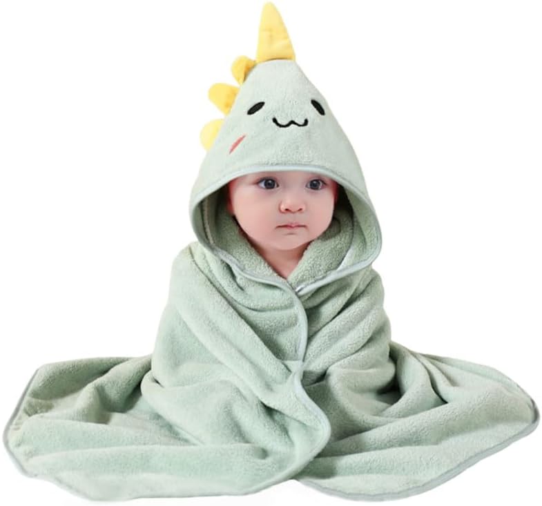 HAGOT Toalla de Baño con Capucha para Bebé, Toallas Bebe con Capucha de Animales 0-3 Años, Regalo Bebe Recien Nacido Niños, Lavable a Máquina, Toallas de Baño para Niños Pequeños