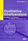 Qualitative Inhaltsanalyse: Grundlagen und Techniken (Beltz Pädagogik) von Mayring, Philipp (2010) Taschenbuch by 
