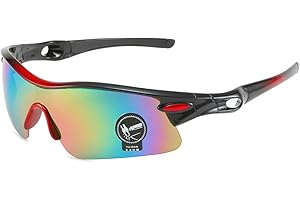 GNAUMORE Polarised sports sunglasses for men and women, outdoor sports sunglasses, mountain bike glasses, polarized sunglasses, driver sunglasses