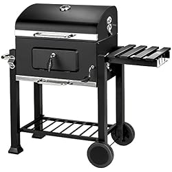 TecTake BBQ GRILL BARBECUE CHARBON DE BOIS FUMOIR - diverses tailles au choix - (Charbon de bois | No. 402174)