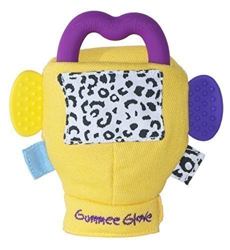 Brand new Gummee Glove with heart-shaped silicone teething ring