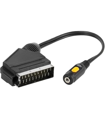 Valueline Adapter Scart (m) Auf 3,5 Mm Klinke (w) – 0,2 M, Für Audio-Ausgang