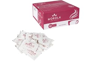 MOROLA Zucchero Bianco - Kit 300 Bustine di Zucchero Bianco - Set Accessori Caffè (Zucchero Bianco, 300)