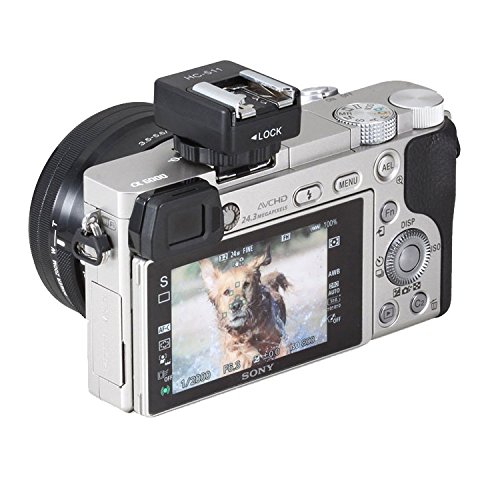Fotga adaptateur de sabot Hot Shoe convertisseur de Flash pour appareil photo Sony cam  scopes Sony A7 A7R A7II A7S A6000 NEX-6 A99 A58 RX1 RX1R RX10 RX100M VG900E VG30E CX900E AX100E  fonctionne avec une Version de Flash pour Canon  HC-511