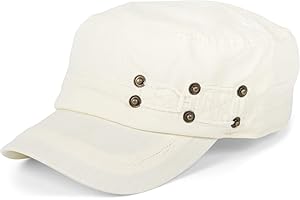 styleBREAKER Gorra Militar Unisex con Estilo Vintage desgastable, Ajustable en algodón, con Visera en Aspecto Usado, para Hombres y Mujeres