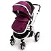 iSafe Trio Pram Stroller 2in1 - Plum (Purple)