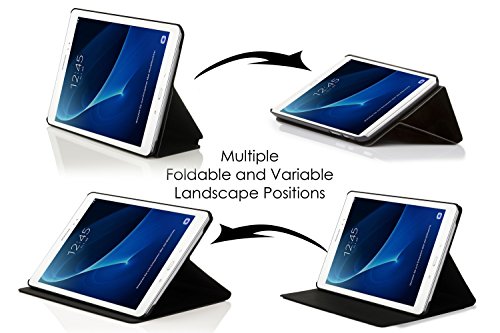Forefront Cases® Samsung Galaxy Tab A 10.1 with S Pen SM-P580 Hülle Schutzhülle Tasche Smart Case Cover Stand – Rundum-Geräteschutz und intelligente Auto Schlaf / Wach Funktion ***NUR FÜR SAMSUNG GALAXY TABELLE A 10.1 SM-P580 MIT INTEGRIERTEM S PEN*** - 4