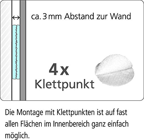 mySPOTTI 1042 Triangle Jungle Spritzschutz, Aluminium, türkis / beige, 59 x 41 x 0,2 cm - 4