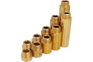 Hahnverlängerung 1/2", Messing, Anschluß-Verlängerung, Fitting, Gewindefitting